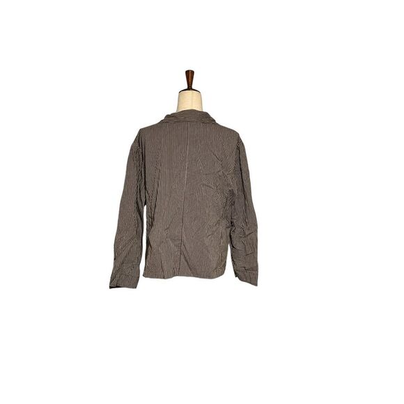 Chico's Pinstripe Stretchy Jacket - Picture 8 of 11